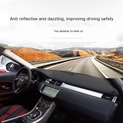Leather Sunshade Mat for Ford Dashboard Protection