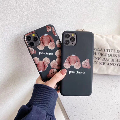 Cartoon Bear Soft Silicone Phone Case for iPhone