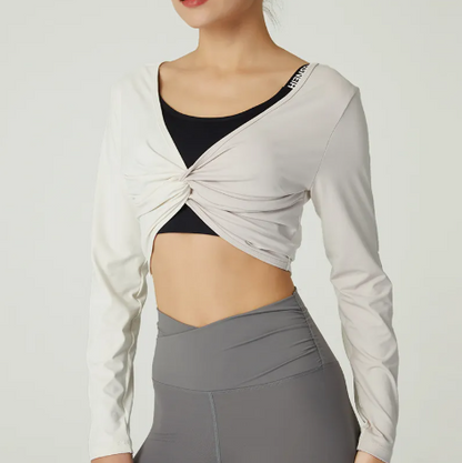 Contrasting Color Tight Yoga Wear Women Outdoor