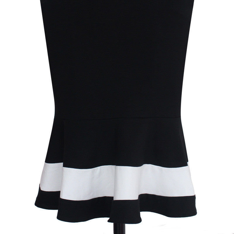 Mesh Patchwork Bodycon Dress for Women - Chic Party Wear