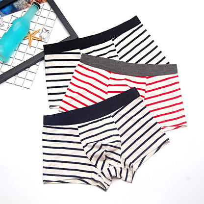 Men's Cotton Striped Boxer Shorts - Wholesale Supply