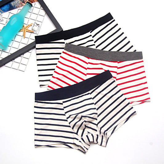 Men's Cotton Striped Boxer Shorts - Wholesale Supply