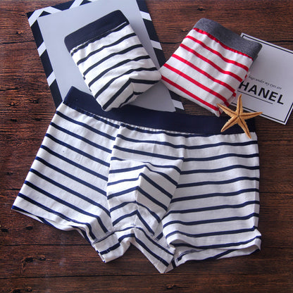 Men's Cotton Striped Boxer Shorts - Wholesale Supply
