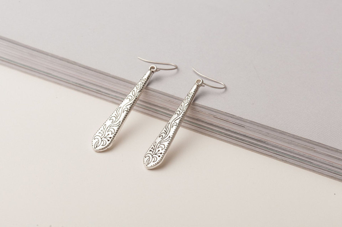 Trendy Silver Water Drop Earrings Wholesale Supply