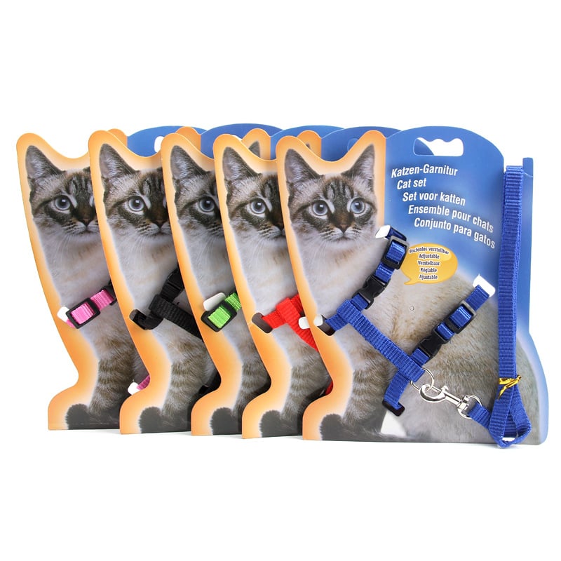 Multi-Color Cat Leash - Pet Supply Selection