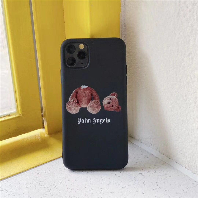 Cartoon Bear Soft Silicone Phone Case for iPhone