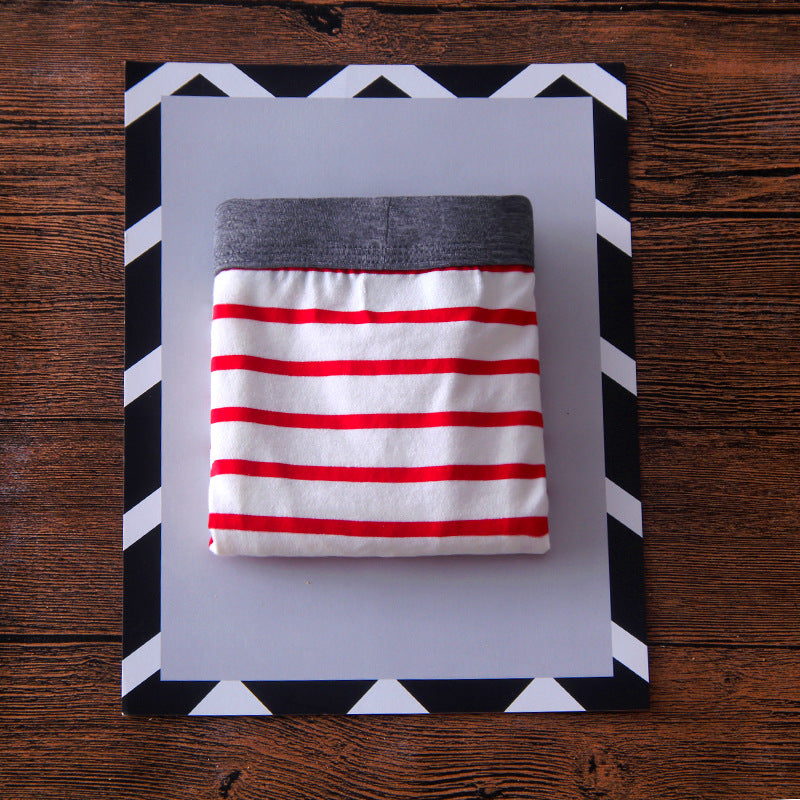 Men's Cotton Striped Boxer Shorts - Wholesale Supply