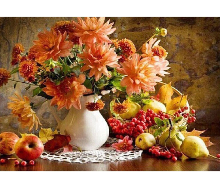 Digital Flower Oil Paintings for Wholesale Supply