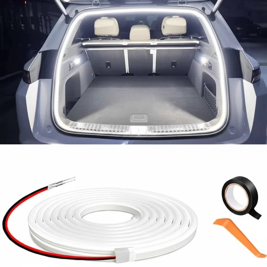 Automatic LED Car Trunk Light Strip for Cargo Area Lighting