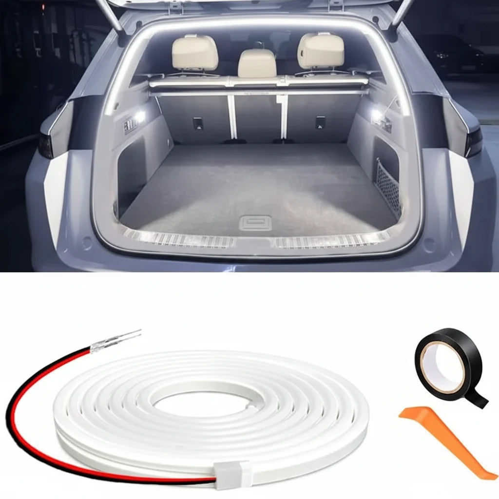 Automatic LED Car Trunk Light Strip for Cargo Area Lighting