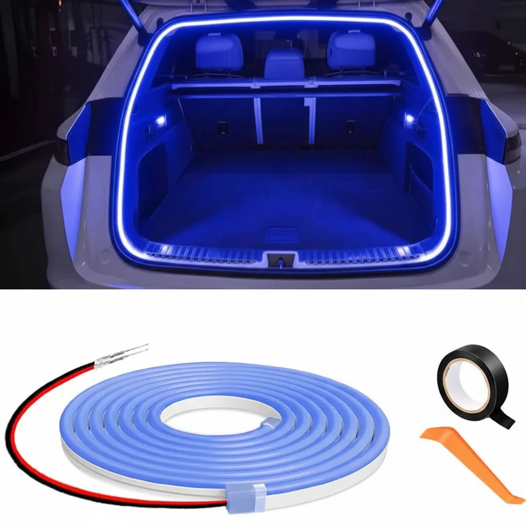 Automatic LED Car Trunk Light Strip for Cargo Area Lighting