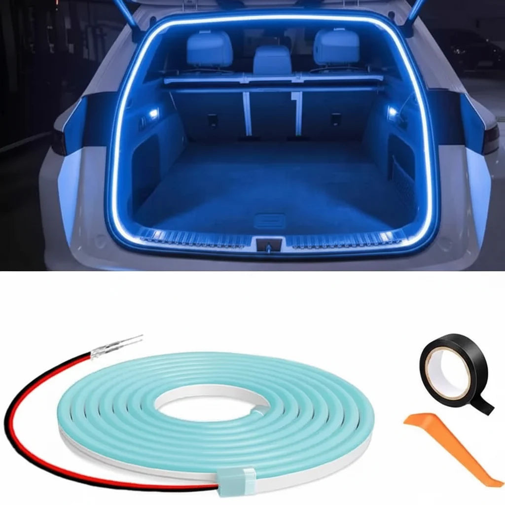 Automatic LED Car Trunk Light Strip for Cargo Area Lighting