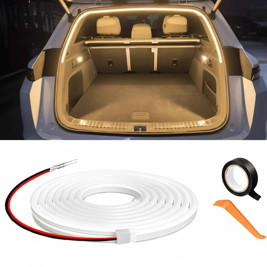 Automatic LED Car Trunk Light Strip for Cargo Area Lighting
