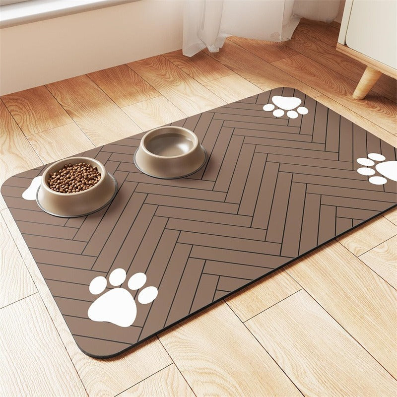 ThePetzStore™ Quick-Dry Diatomite Pet Feeding Mat