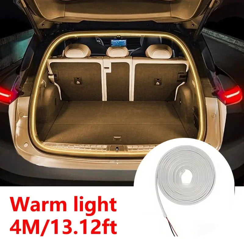 Automatic LED Car Trunk Light Strip for Cargo Area Lighting