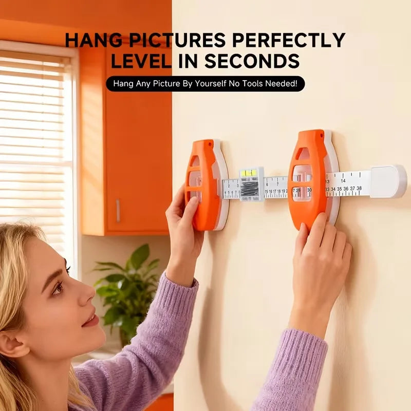 LevelMate™ Hanger 📏🖼️ — Perfect Picture Placement Every Time