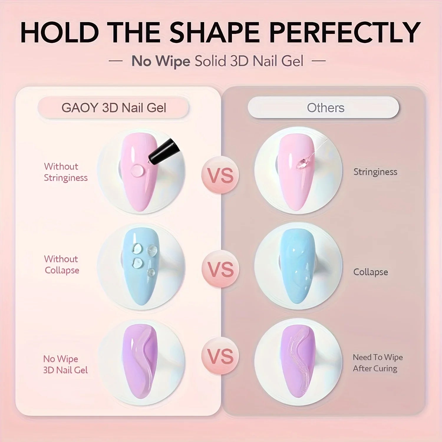 3D Nail Art Modeling Gel – DIY Sculpting Gel