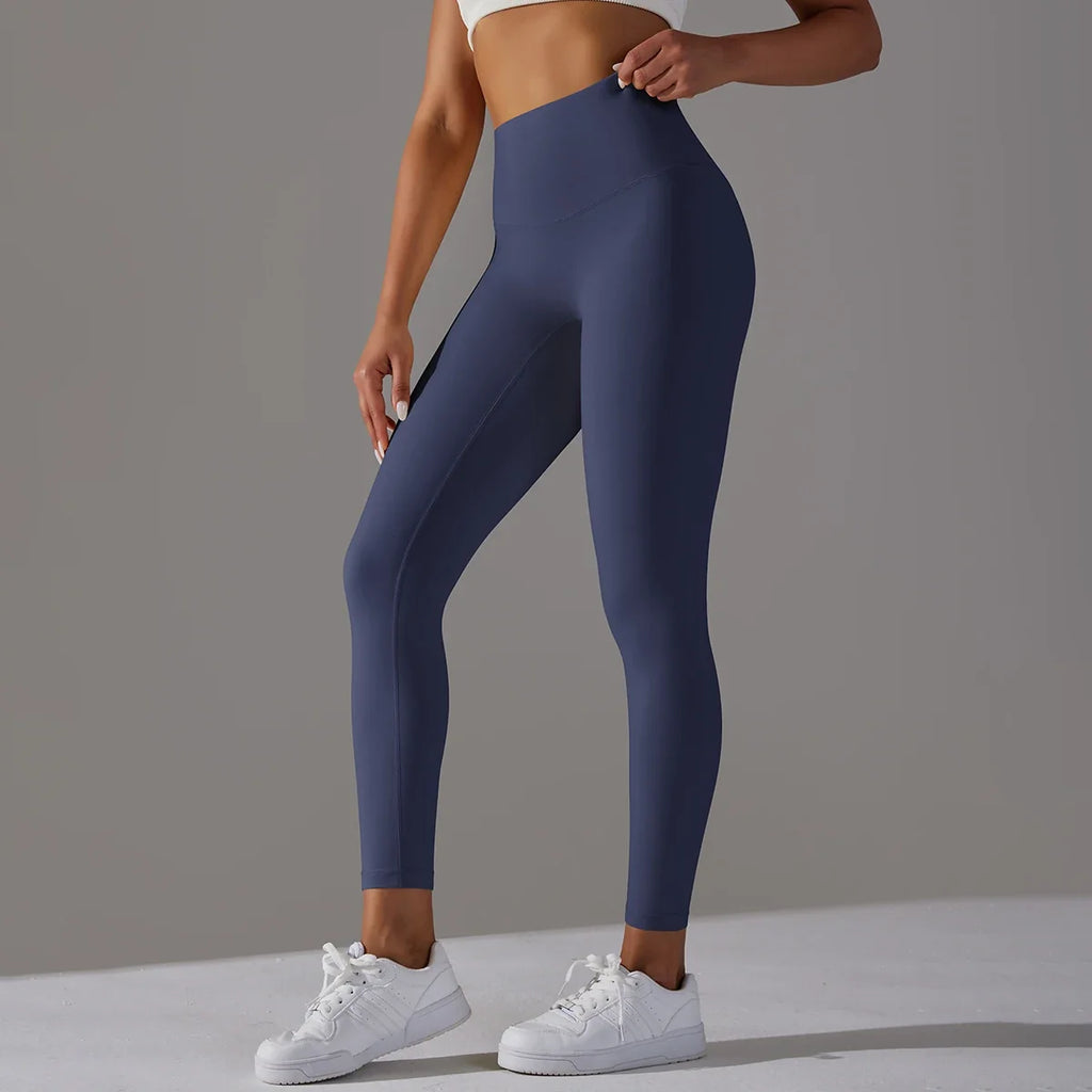 Breathable High-Waist Cycling Yoga Leggings