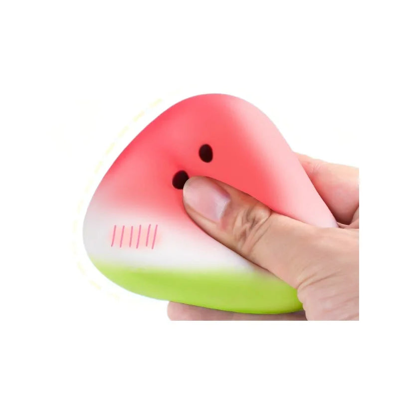 Cute Watermelon Squishy Fidget Toy | Slow Rebound Stress Relief Squeeze Toy