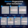 3Pcs For Galaxy S26 S25 S24 Ultra S23 S22 Plus Edge Tempered Glass Screen Protector 9H No Dust Mobile Accessories fingerprint