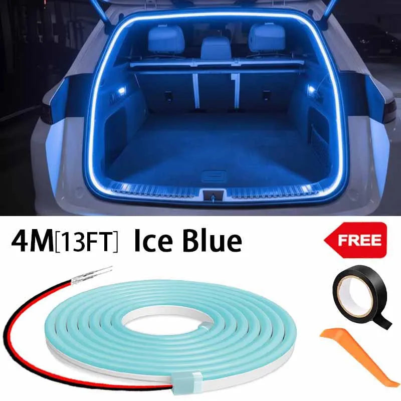 Automatic LED Car Trunk Light Strip for Cargo Area Lighting