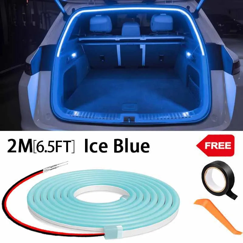 Automatic LED Car Trunk Light Strip for Cargo Area Lighting