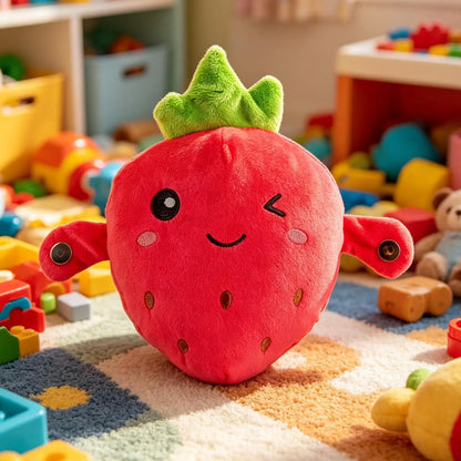 GiggleGroove™ Fruit Toy 🍉🎤 — Music, Play & Cuddles