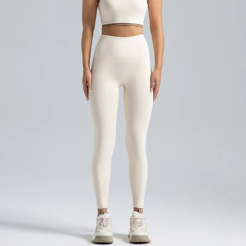Breathable High-Waist Cycling Yoga Leggings