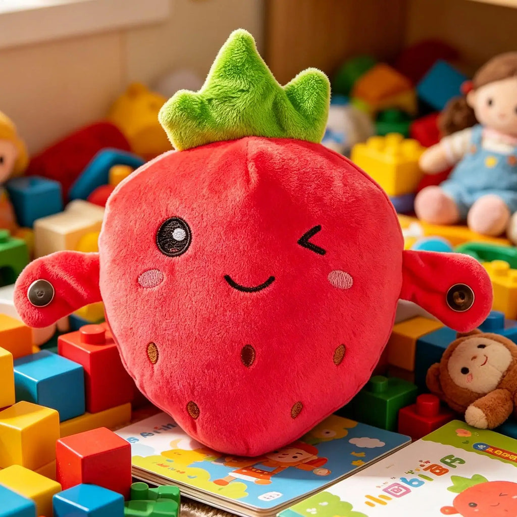 GiggleGroove™ Fruit Toy 🍉🎤 — Music, Play & Cuddles
