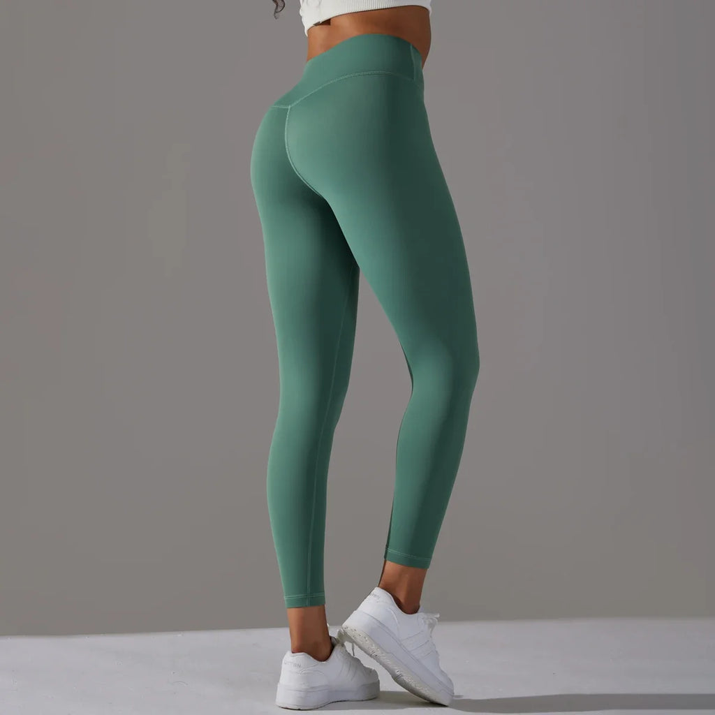 Breathable High-Waist Cycling Yoga Leggings