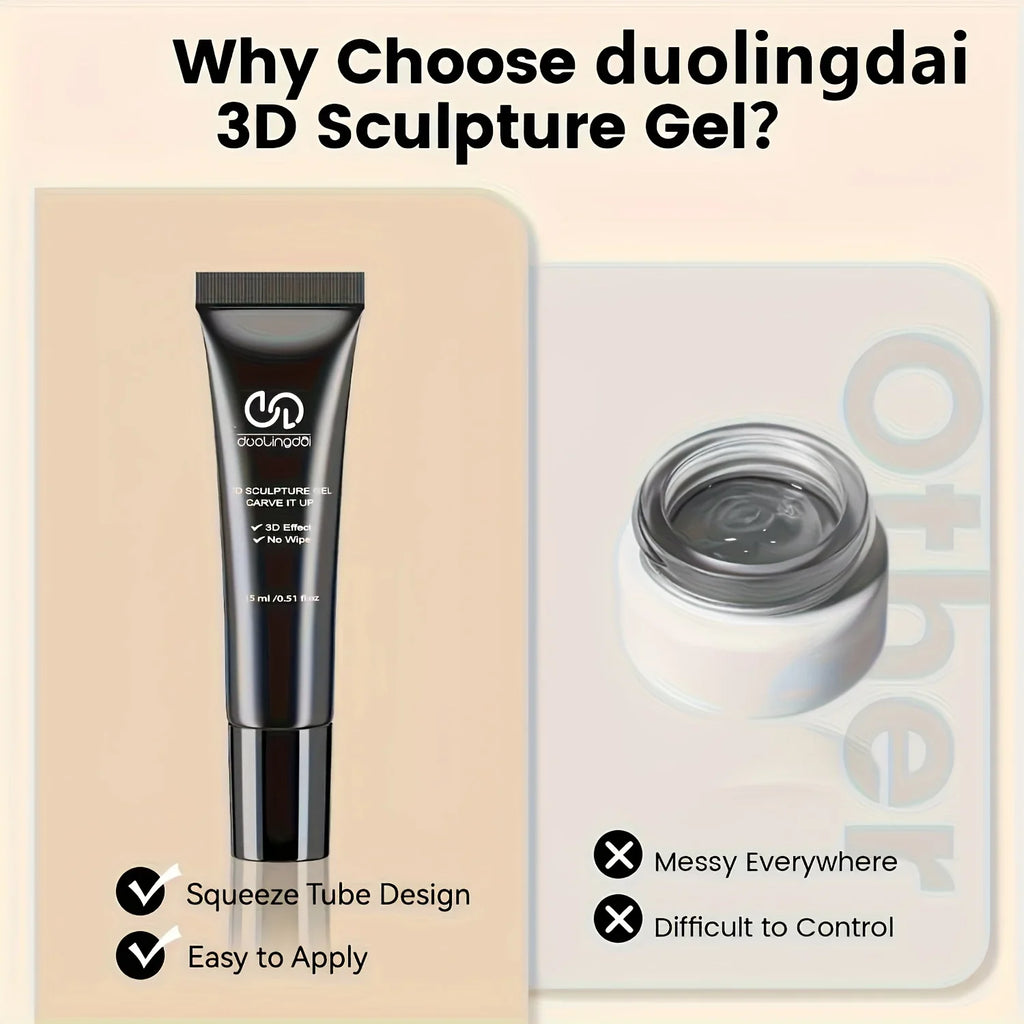 3D Nail Art Modeling Gel – DIY Sculpting Gel
