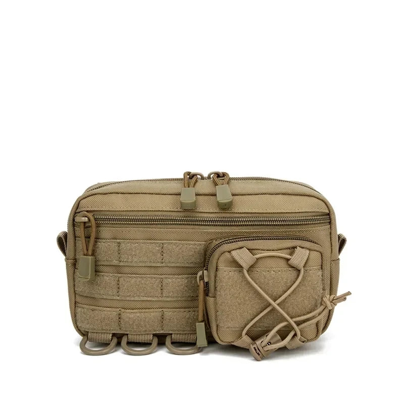 1000D EDC Pouch Molle Organizer Bag Utility EDC Tool Pouch Horizontal Modular Pouch Ooudoor Waist Pack EMT Hunting Fanny Pack
