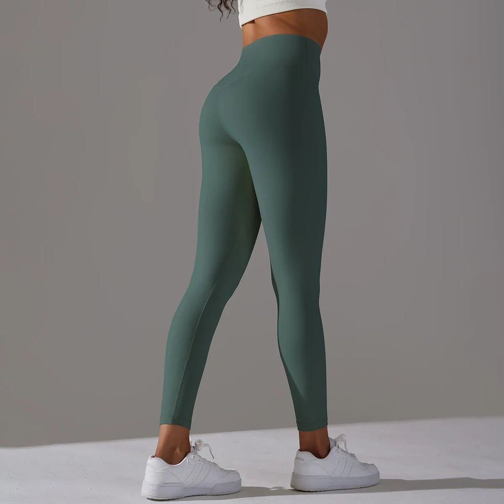 Breathable High-Waist Cycling Yoga Leggings