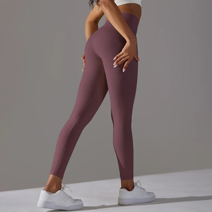 Breathable High-Waist Cycling Yoga Leggings