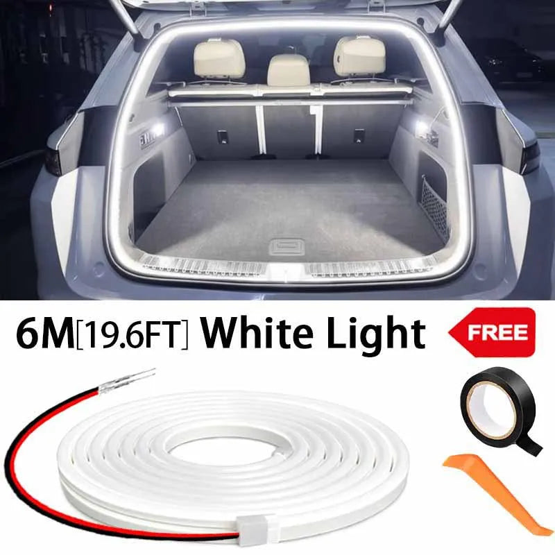 Automatic LED Car Trunk Light Strip for Cargo Area Lighting