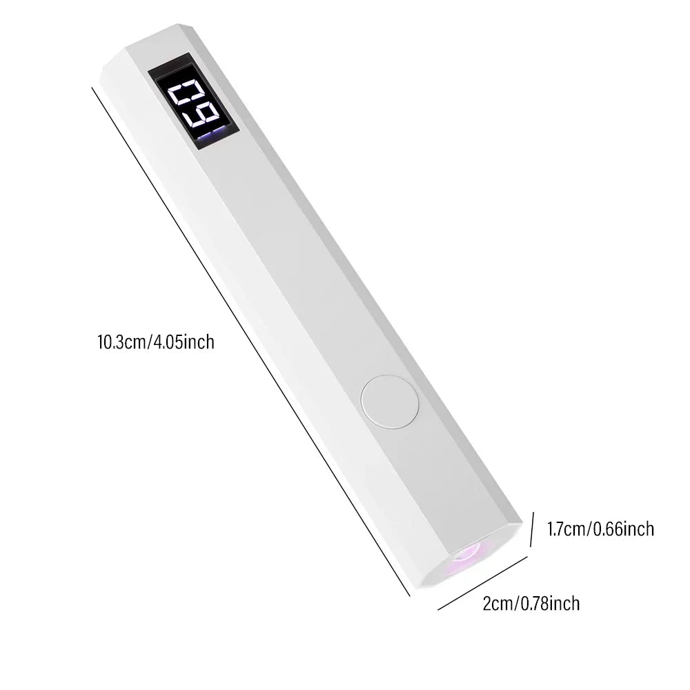 YIKOOLIN 3W Mini UV/LED Nail Lamp – Portable Gel Nail Light