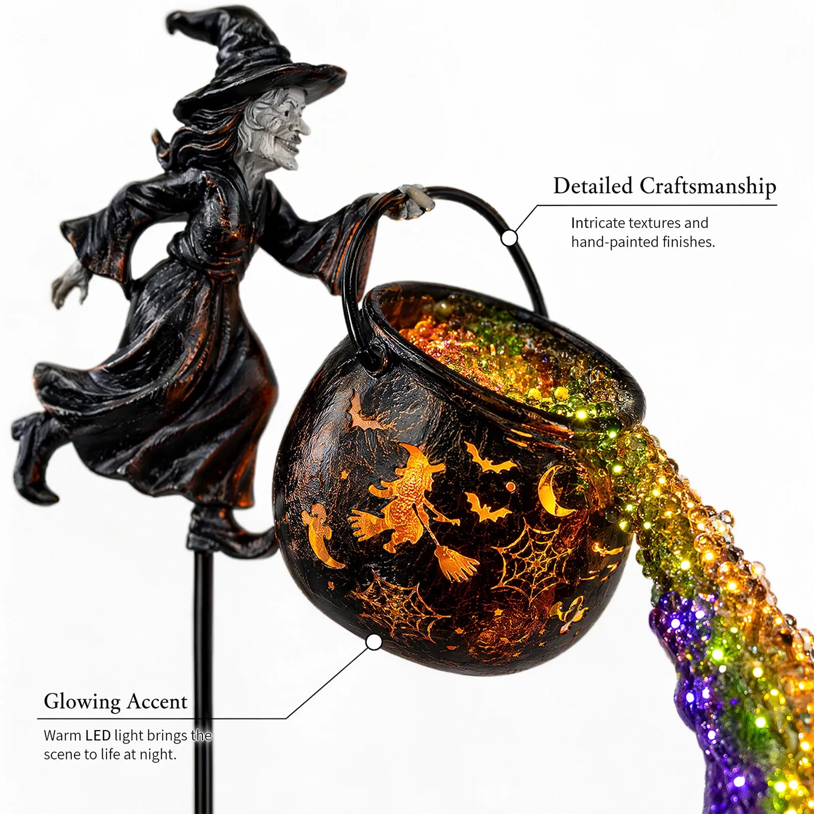 PotionGlow™ Garden Lamp 🧙‍♀️✨ — Magical Halloween Waterfall Décor