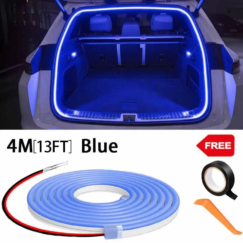 Automatic LED Car Trunk Light Strip for Cargo Area Lighting