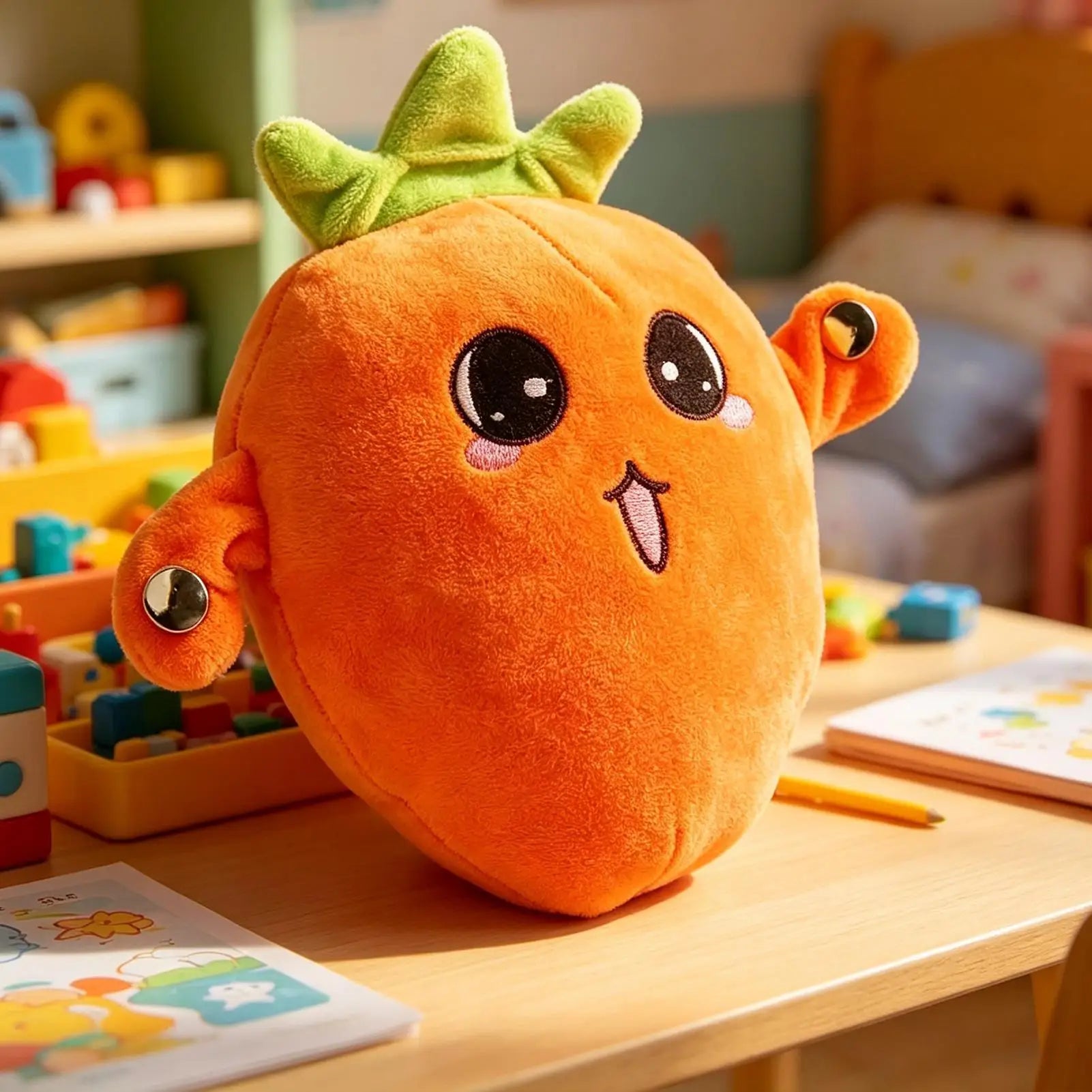 GiggleGroove™ Fruit Toy 🍉🎤 — Music, Play & Cuddles