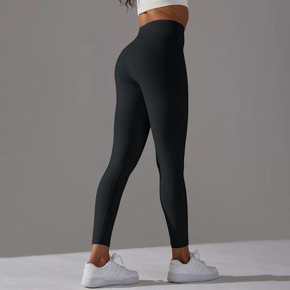 Breathable High-Waist Cycling Yoga Leggings