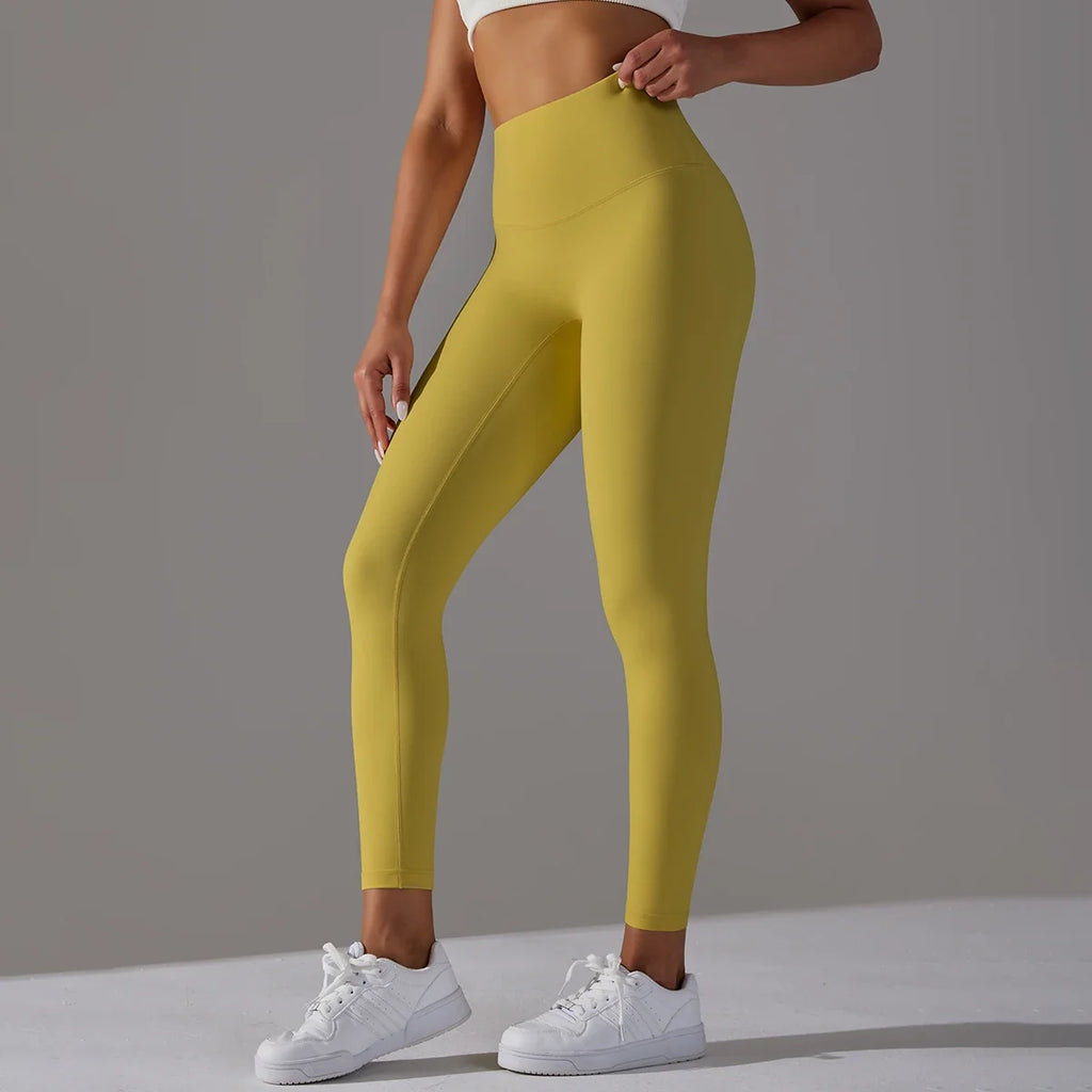 Breathable High-Waist Cycling Yoga Leggings