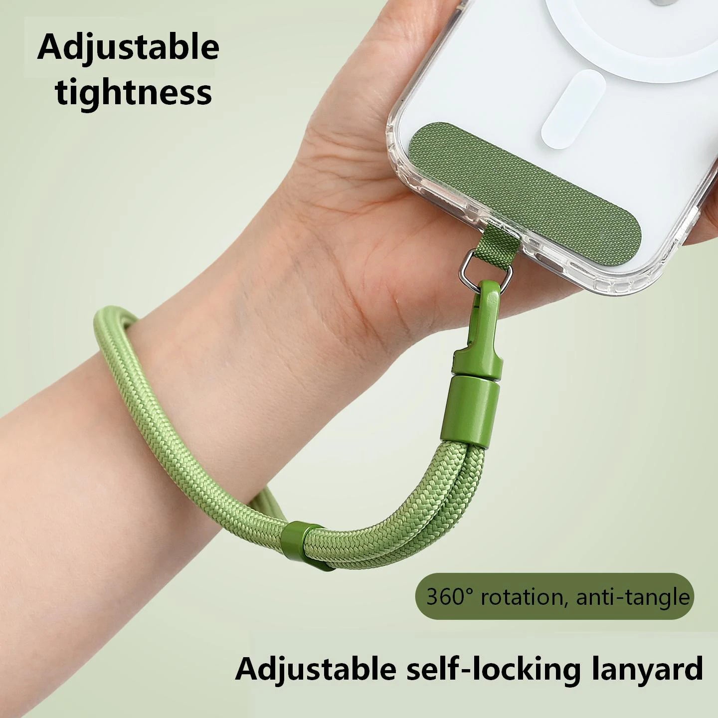 Mobile phone strap, wrist adjustable short strap, women's high-end crossbody strap, back strap, neck strap, anti loss strap