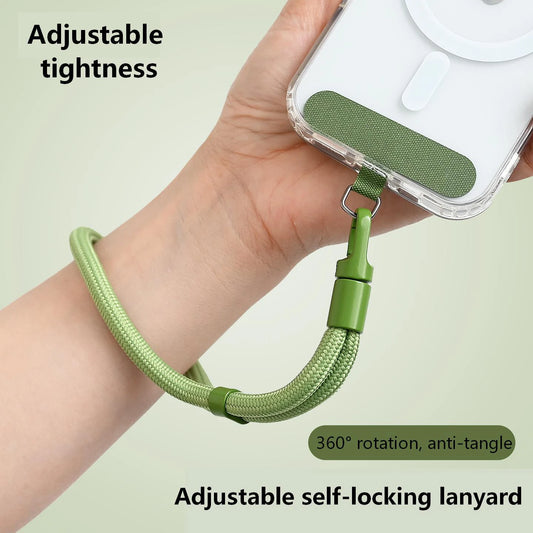 Mobile phone strap, wrist adjustable short strap, women's high-end crossbody strap, back strap, neck strap, anti loss strap