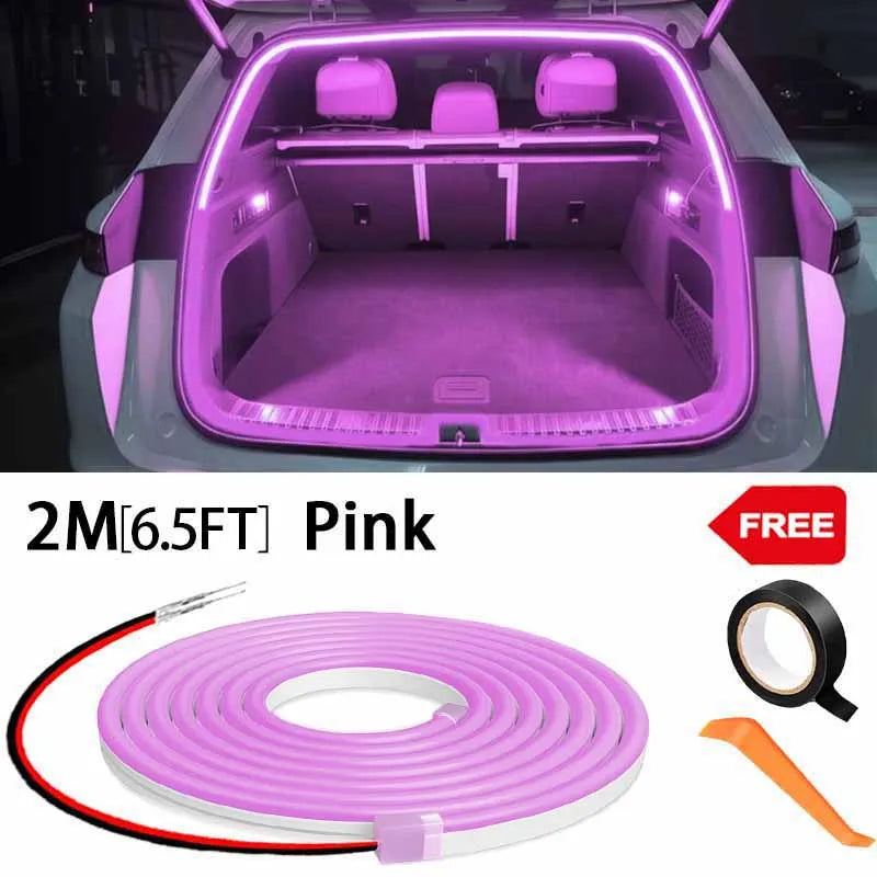 Automatic LED Car Trunk Light Strip for Cargo Area Lighting