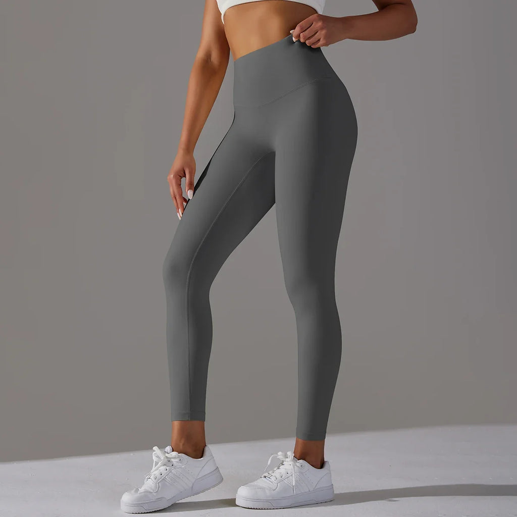 Breathable High-Waist Cycling Yoga Leggings