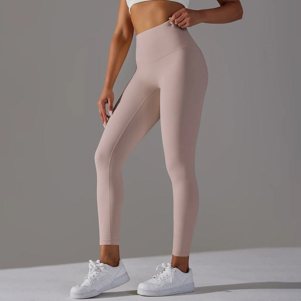 Breathable High-Waist Cycling Yoga Leggings