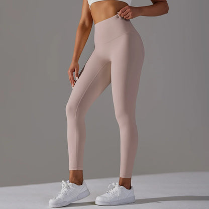 Breathable High-Waist Cycling Yoga Leggings