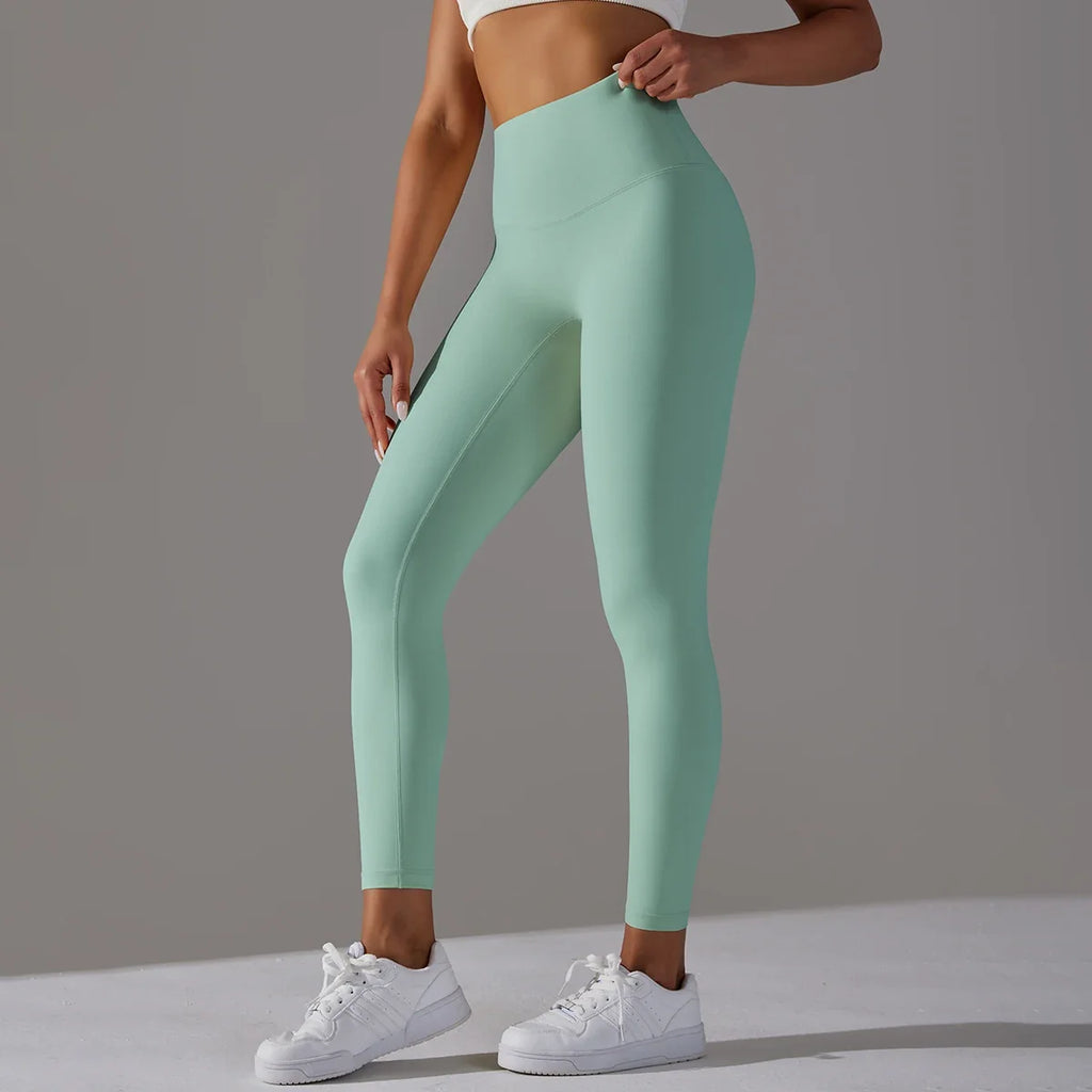 Breathable High-Waist Cycling Yoga Leggings
