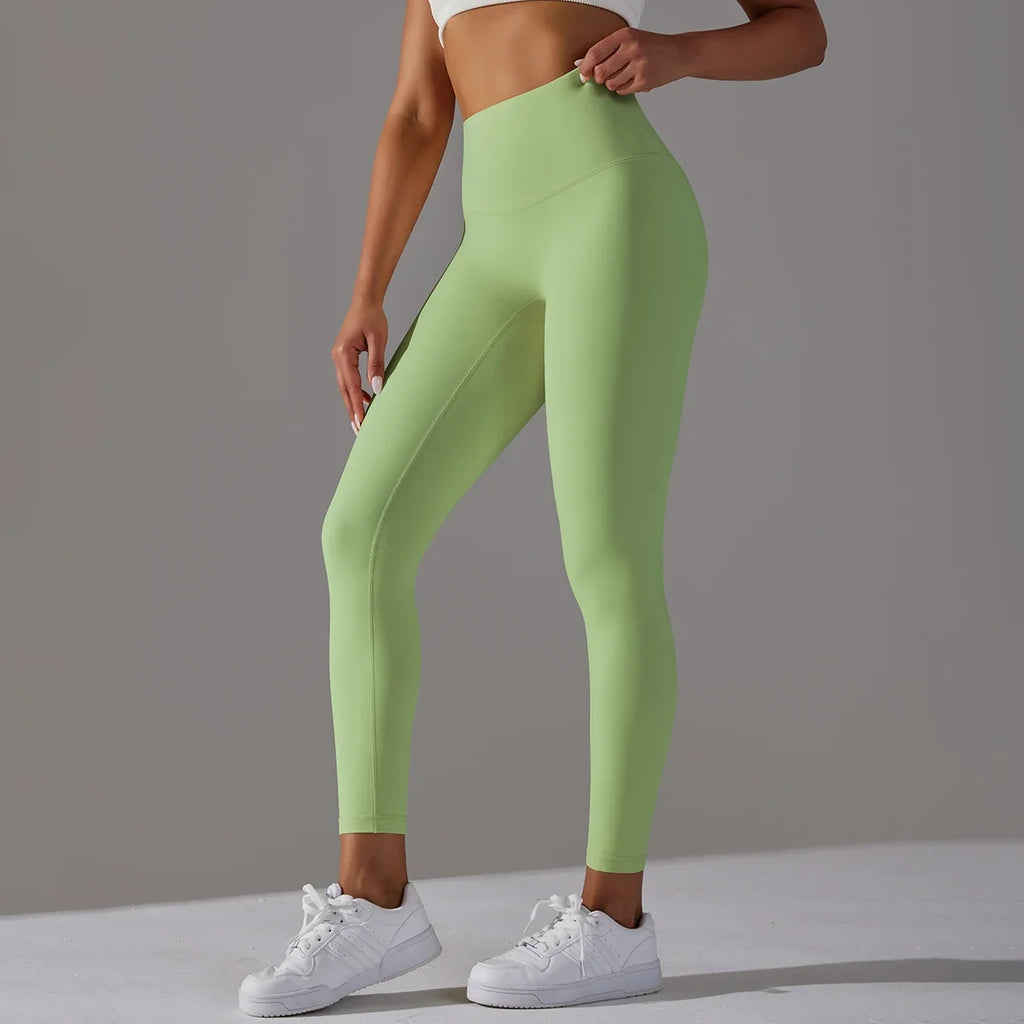 Breathable High-Waist Cycling Yoga Leggings