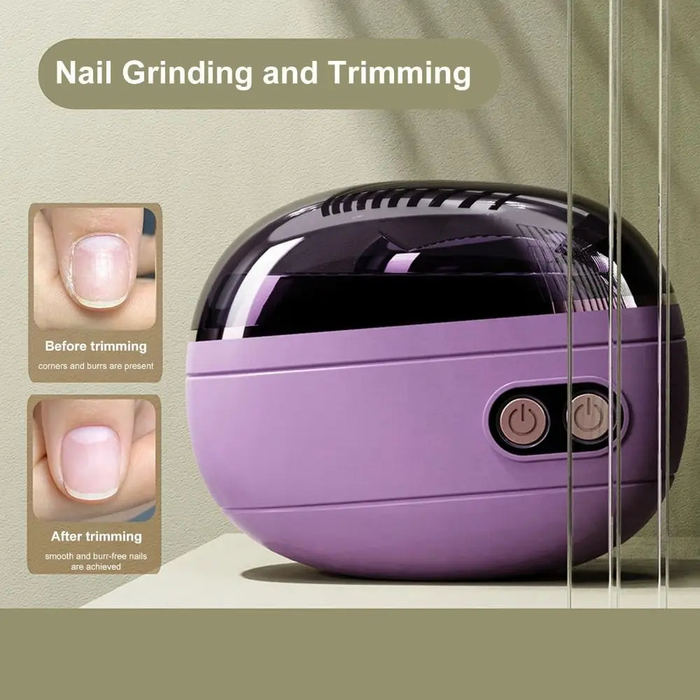 TrimGlow™ Smart Nail Clipper 💅✨ – Clip & Polish in Seconds